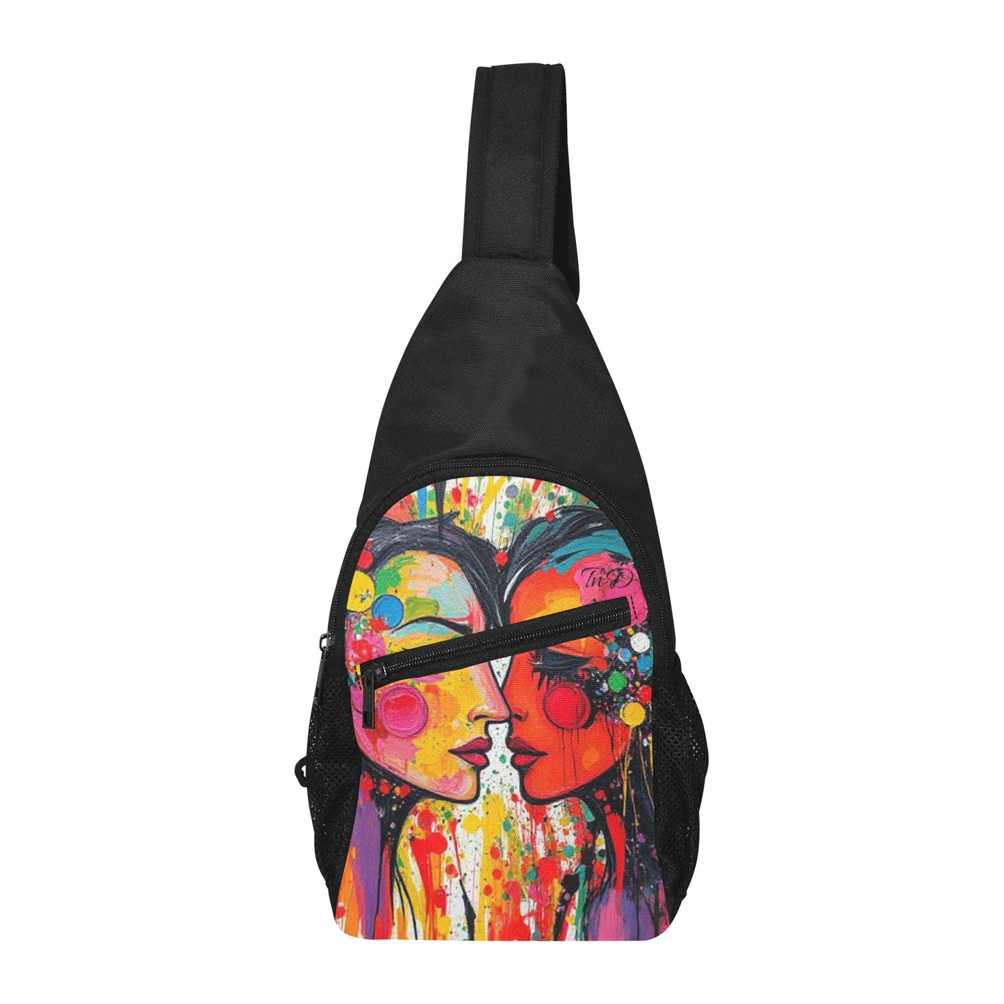 Chest Bag Colorful Urban Graffiti