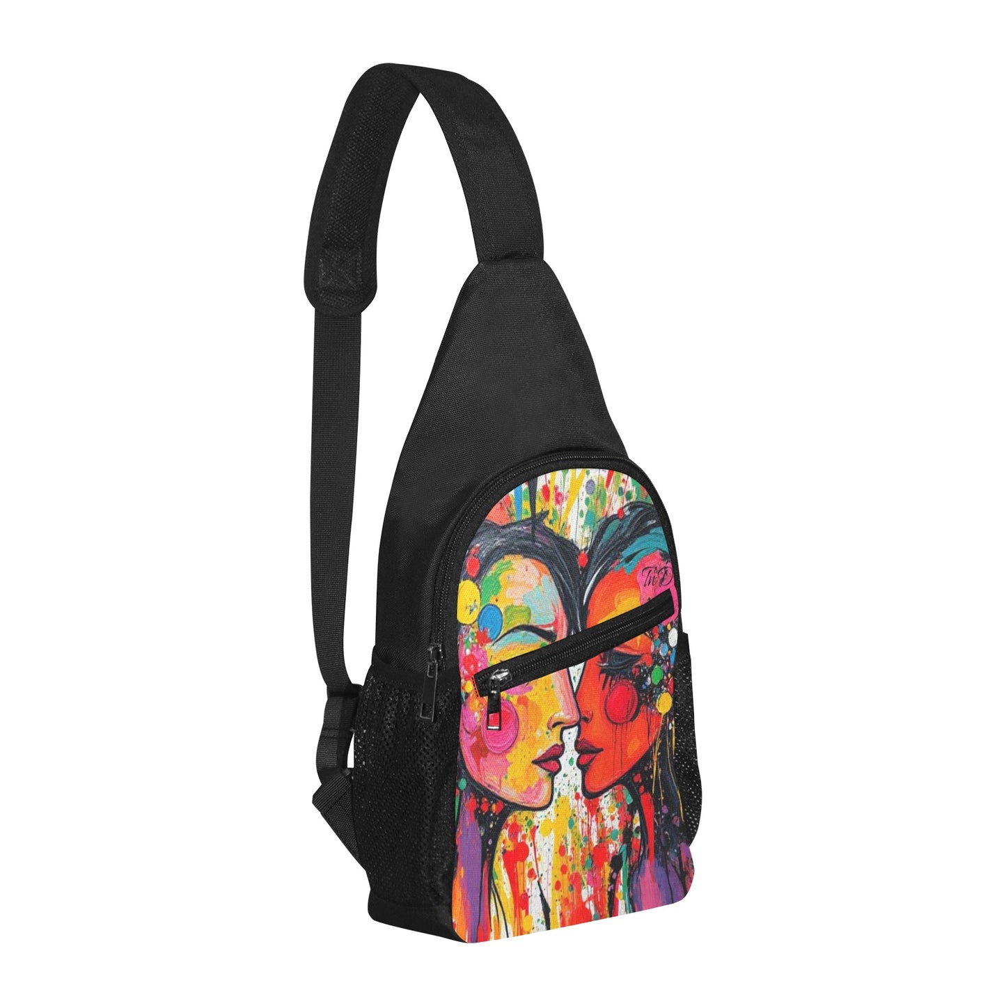 Chest Bag Colorful Urban Graffiti