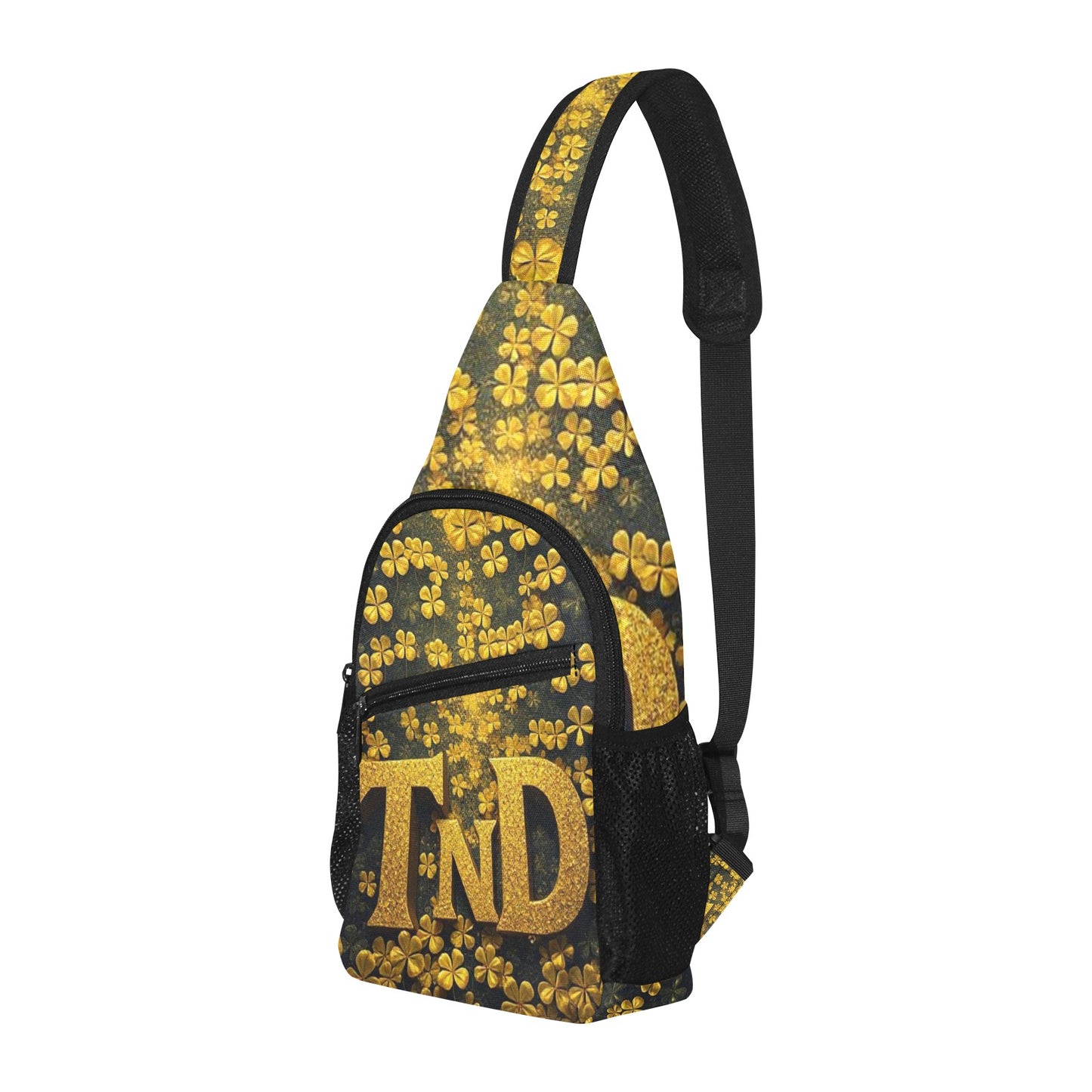 All Over Print Chest Bag 4 Leaf Clover TnD logo