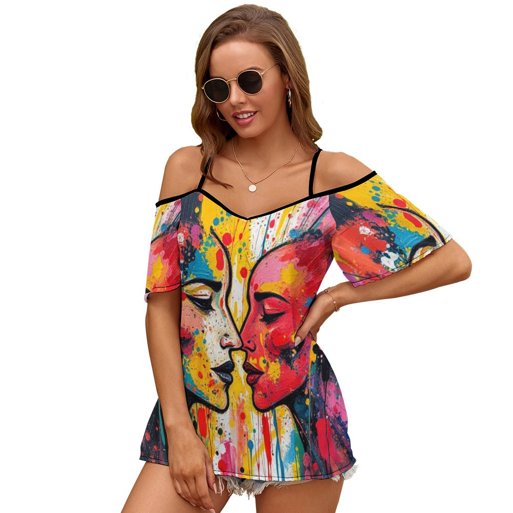 Sexy off shoulder blouse