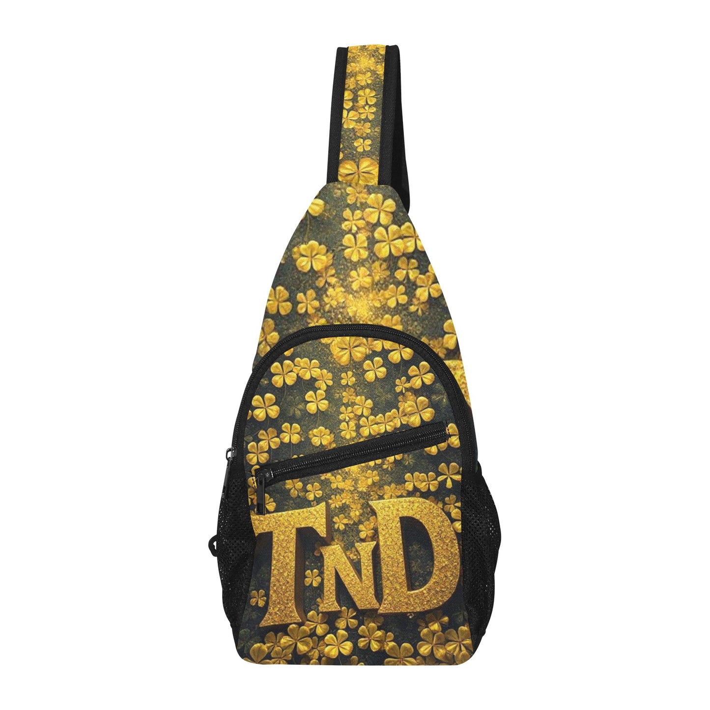 All Over Print Chest Bag 4 Leaf Clover TnD logo