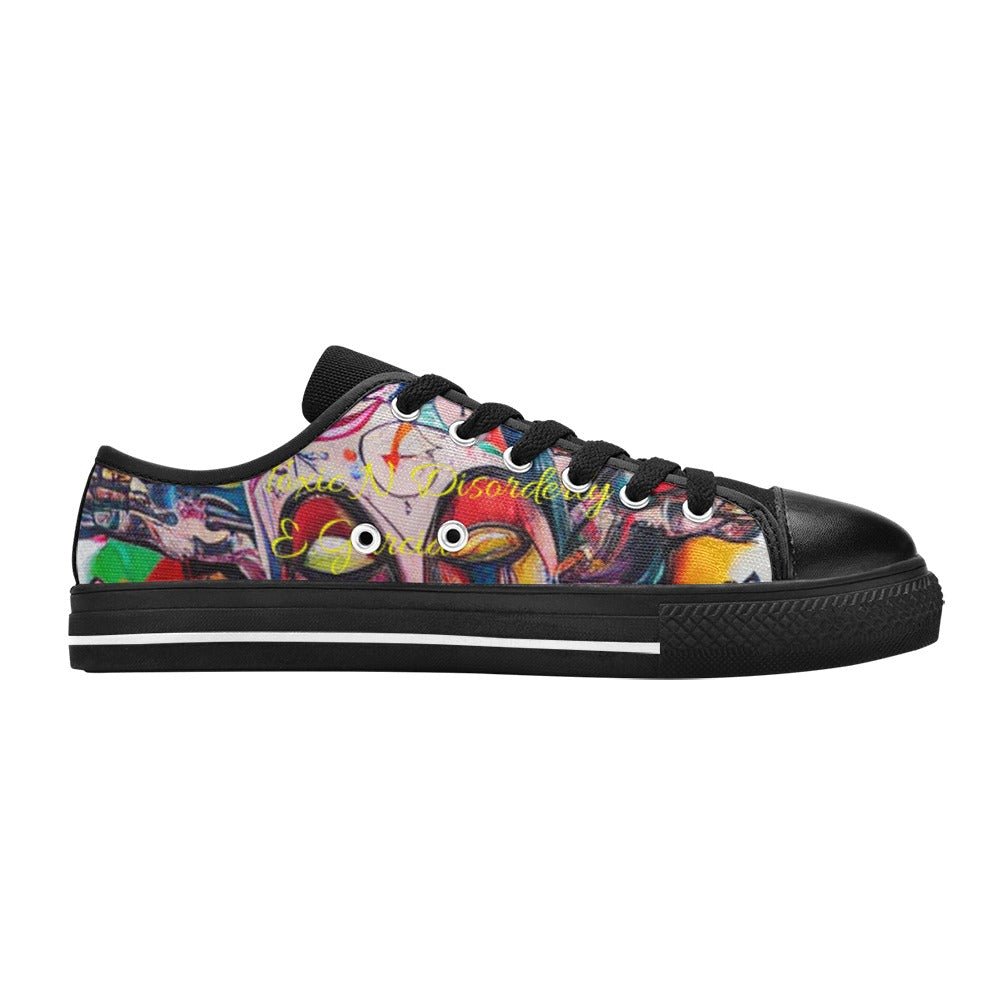 Canvas Men's Shoes Obscure Designs Street Wear Art by Toxic N Disorderly-Toxic N Disorderly LA Graffiti Art Wear