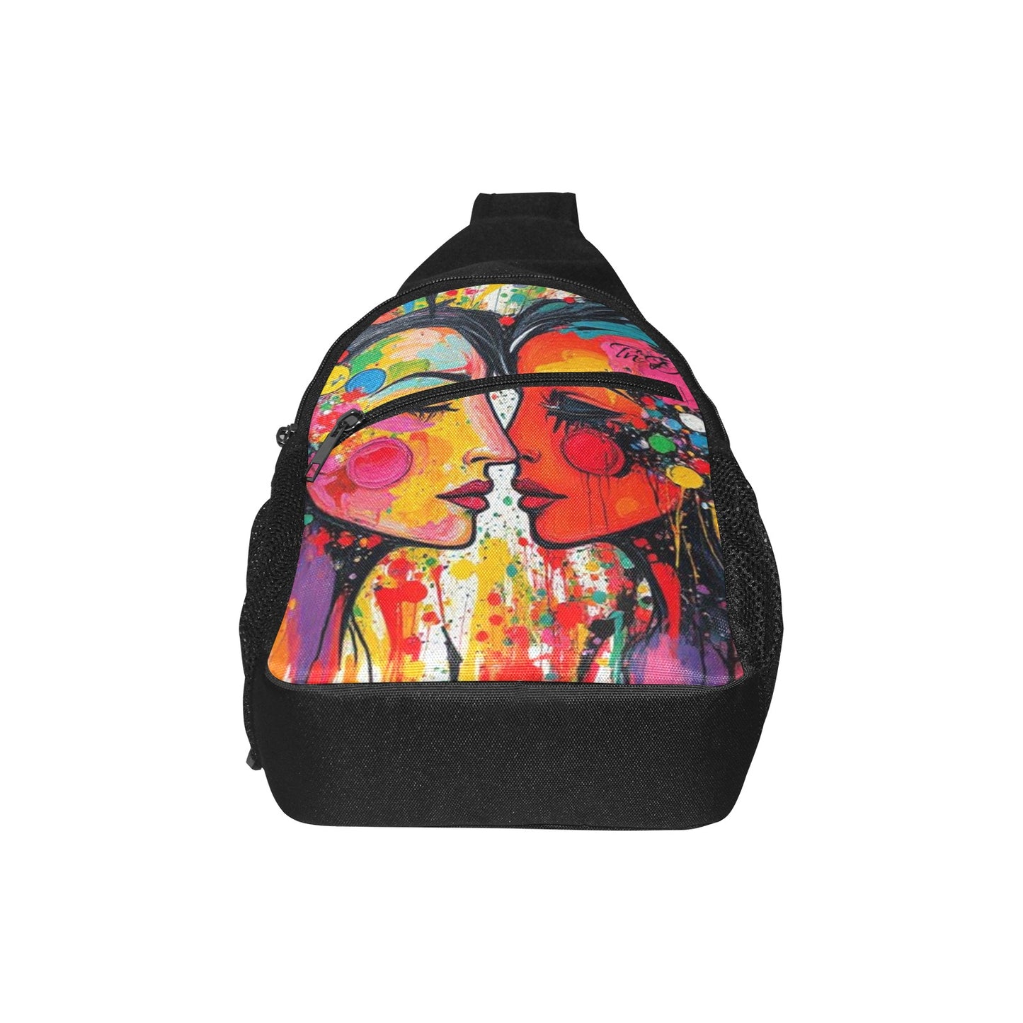Chest Bag Colorful Urban Graffiti