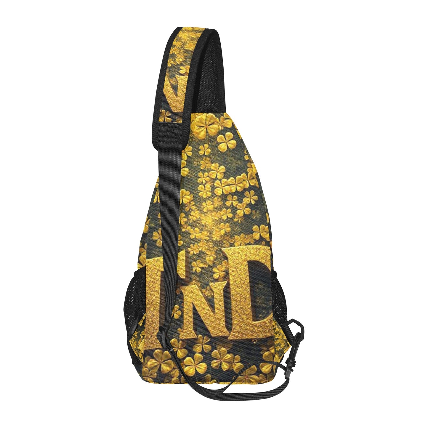 All Over Print Chest Bag 4 Leaf Clover TnD logo