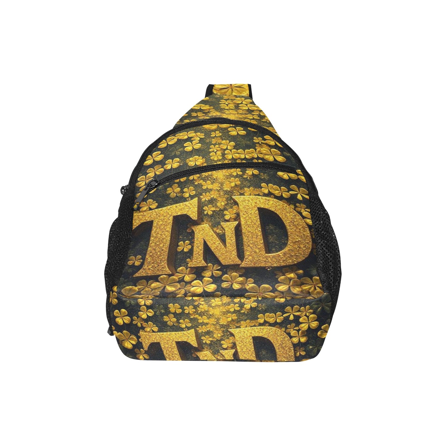 All Over Print Chest Bag 4 Leaf Clover TnD logo