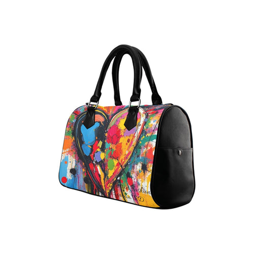 Barrel  Handbag  Urban Graffiti multi Colors Designs