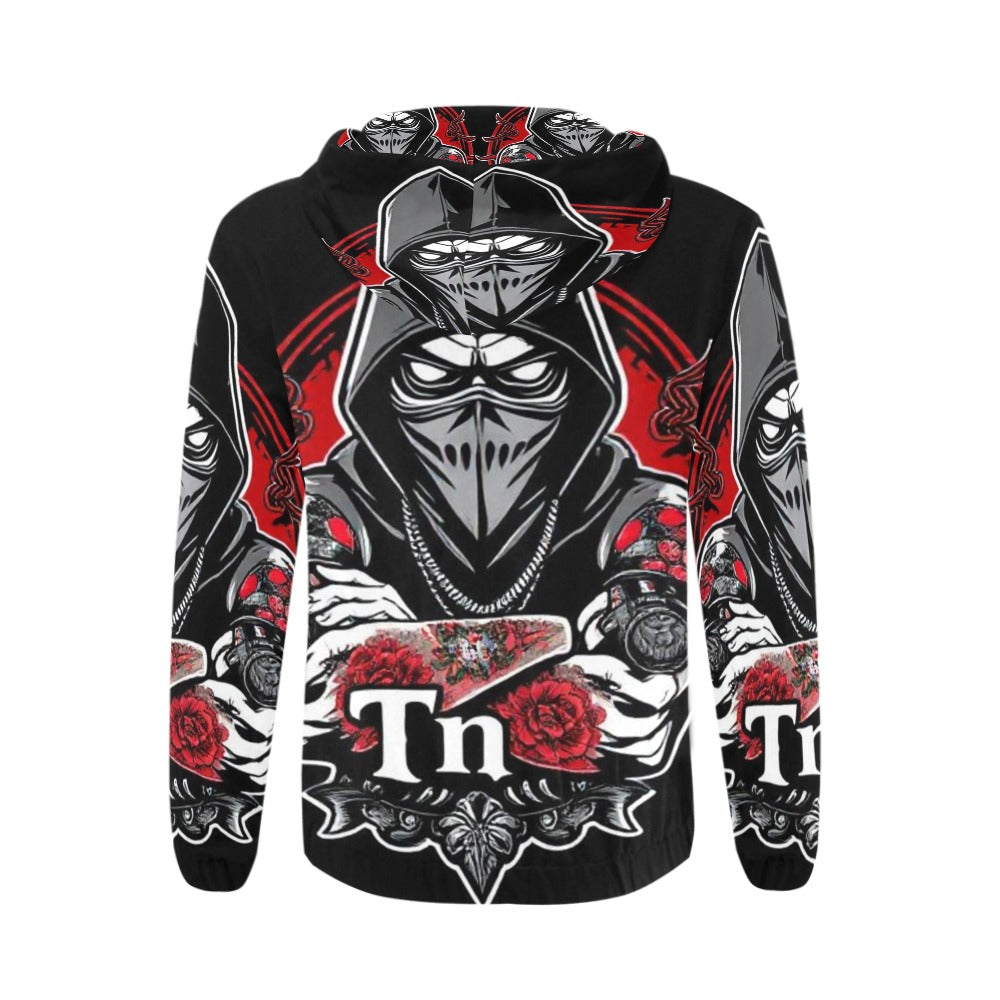 Full Zip Hoodie LA Streetwear 213 by TnD