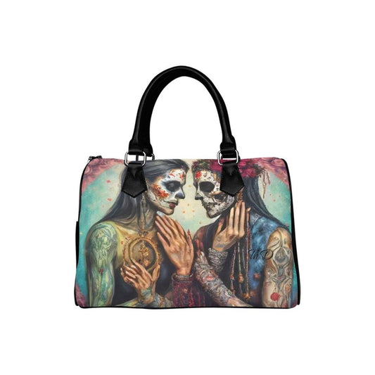 Boston Handbag-Day of the Dead LA Street Designs Graffiti Art by Tnd-Toxic N Disorderly LA Graffiti Art Wear