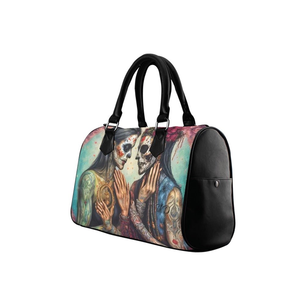 Boston Handbag-Day of the Dead LA Street Designs Graffiti Art by Tnd-Toxic N Disorderly LA Graffiti Art Wear