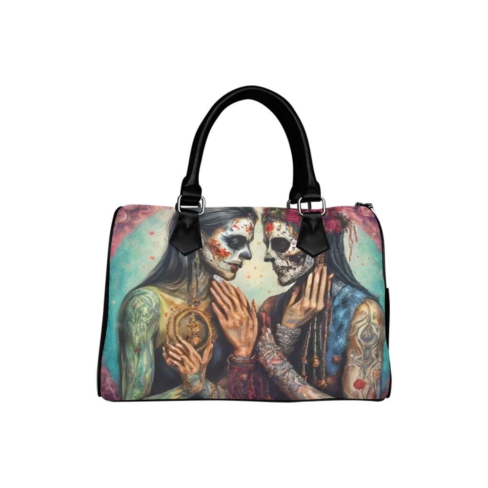 Boston Handbag-Day of the Dead LA Street Designs Graffiti Art by Tnd-Toxic N Disorderly LA Graffiti Art Wear
