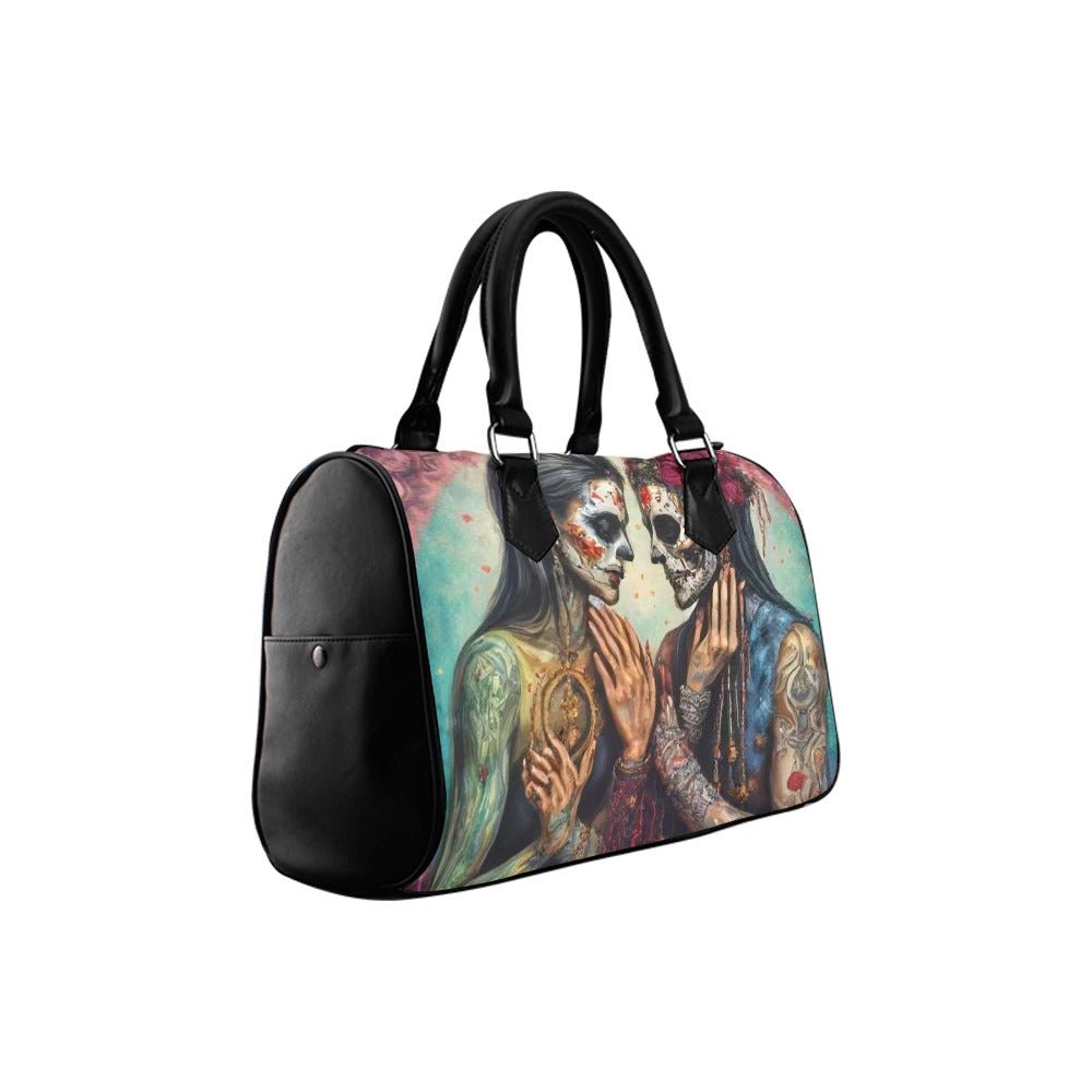Boston Handbag-Day of the Dead LA Street Designs Graffiti Art by Tnd-Toxic N Disorderly LA Graffiti Art Wear