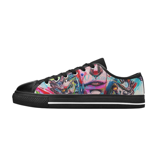 Canvas Men's Shoes Obscure Designs Street Wear Art by Toxic N Disorderly-Toxic N Disorderly LA Graffiti Art Wear