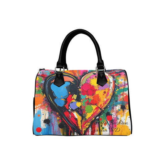 Barrel  Handbag  Urban Graffiti multi Colors Designs